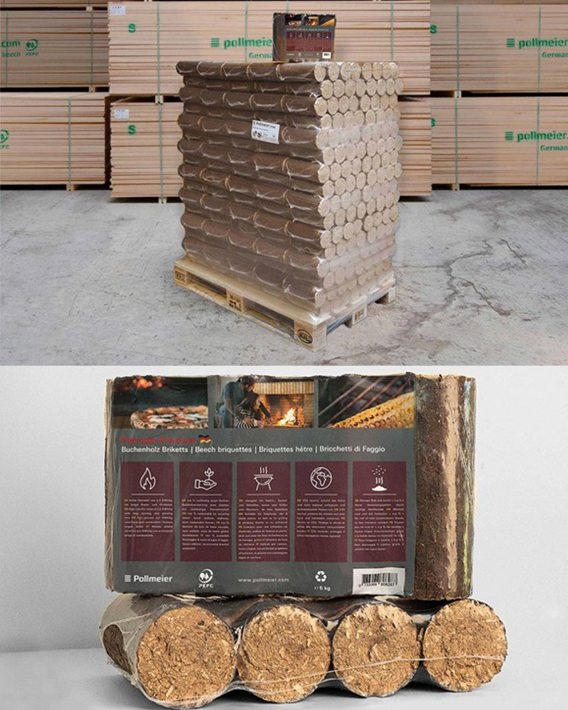 Holzbriketts als Alternative zum Brennholz