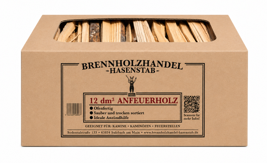Anzündholz für schnelles und sauberes Anheizen